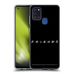 Head Case Designs Officially Licensed Friends TV Show Black Logos Soft Gel Case Compatible With Samsung Galaxy A21s (2020)