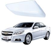 LAUBDGIE Rearview Mirror Cover Passenger Right Side Compatible with Chevrolet chevy Malibu 2016-2021 84026842 White