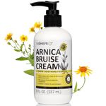 Arnica Bruise Relief Topical Cream For Bruising, Swelling, & Discoloration On Skin, Natural Skin Care Homeopathic Arnica Lotion W/ Vitamin K, Horse Chestnut, & Collagen, 8 Fl Oz (2-Pack)