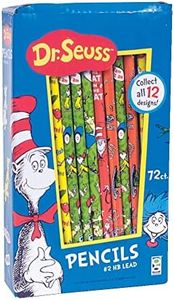 Raymond Geddes Dr Seuss Number 2 Pencils For Kids 72 Count (Pack of 1)