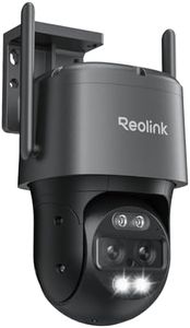 Reolink 4K PTZ Caméra de Surveillance WiFi Exterieure à Double Objectif, Wi-FI 6 Bi-Bande 2,4/5 GHz, Zoom 6X, Détection Intelligente, Suivi Automatique, Vision Nocturne Couleur, TrackMix WiFi Grise