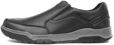 Hush Puppies Men's Fletcher Moccasin, Black, 9 UK