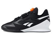 Reebok Mens Legacy Lifter III Training Shoe, core black/ftwr white/SMASH ORANGE S23-R, 10