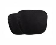 CARIZO Ergonomic Car Headrest Pillow - Pack of 2 - Travel in Comfort with Adjustable Support - Ideal for Long Drives! (Black)