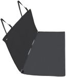 Amazon Basics Waterproof Car Back Bench Seat Cover Protector for Pets - 56 x 47, Black