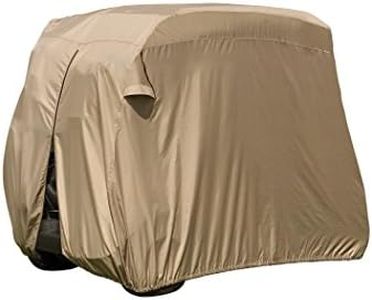 Classic Accessories 72402 Fairway Golf Car Easy-on Cover, Fits Most Two-Person Golf Cars