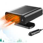 Showvigor Portable Car Heater, 12V Car Heater with 2 in 1 Heating and Cooling Car Heater Defroster Anti-Fog Plug in Cigarette Lighter