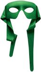 Rubies Mens Green Masked Man with Ties Venetian Mardi Gras Mask Costume Accessory