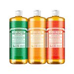 Dr. Bronner's - Pure-Castile Liquid Soap (946 mL Variety Pack) Almond, Citrus, & Tea Tree - Made with Organic Oils, 18-in-1 Uses: Face, Body, Hair, Laundry, Pets and Dishes | 3 Count