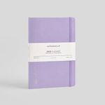 myPAPERCLIP 2025 Weekly Planner, Section Thread Bound, Hand Drawn Paper Back, A5 (148 x 210 mm, 5.83 x 8.27 in), Lilac