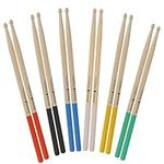 6 Pair Drum Sticks, 5A Professional