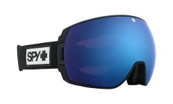 SPY+ - LEGACY, Black Matte, HD Plus Rose with Dark Blue Spectra Mirror & HD Plus LL Light Gray Green with Red Sprectra Mirror, Large-Extra Large, Goggles, Unisex, Children