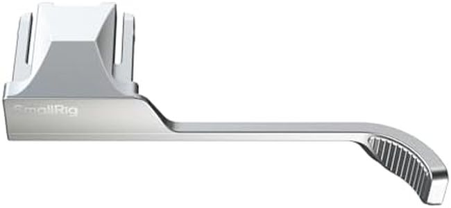 SMALLRIG X Half Thumb Grip for FUJIFILM X Half, Anti-Slip Design, Built-in Silicone Pads (Silver) - 5221