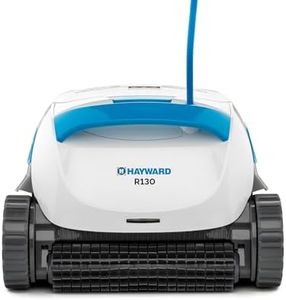 Hayward The Pool Cleaner R130 Robotic Cleaner (2024 New) Dual Scrubbing Brushes, Tangle-Free Cable, Top Load Easy Clean Basket, Smart Navigation, Fine/Ultra Fine Filters for In-Ground Pools up to 50ft