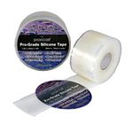 Proxicast Pro-Grade Extra Strong 30mil Weatherproof Self-Fusing Silicone Rubber Sealing Tape For Outdoor Antenna Coax & Electrical Cables, Hose/Pipe Leaks & Emergency Repairs (1.5" x 15' roll) - Clear