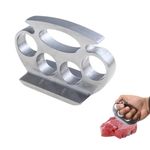 LAWALEISHE Meat Tenderizer, Hand Meat Hammer, Stainless Aluminum Meat Smasher & Meat Press, Metal Meat Mallet Kitchen Tool for Steak Chicken Fish BBQ Tenderloin