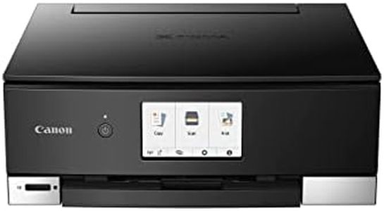 Canon Pixma Ts8350A Stampante Fotografica Inkjet Multifunzione 3-1 Wireless Con 6 Cartucce, Nera