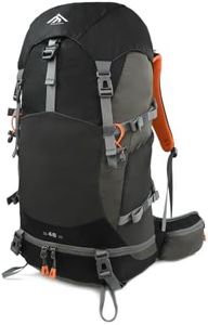 Internal Frame Hiking Backpack with Rain Cover,48L Backpacking Backpack