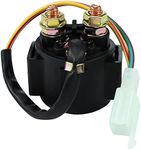 LOCOPOW GY6 Starter Solenoid Relay for 4-Stroke 50cc 110cc 125cc 150cc 200cc 250cc 90cc Chinese ATV Dirt Pit Bike Scooter Go Kart Quad Moped Taotao Roketa Coolster SSR Apollo Four Wheel Part Coleman