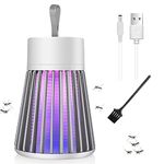 ZURU BUNCH® Electric Shock LED Mosquito Killer Machine Trap Lamp with Cleaning Brush, Eco Friendly Electric USB Wired Insect Killer for Home, Indoor and Outdoor (3 Pcs, Grey)