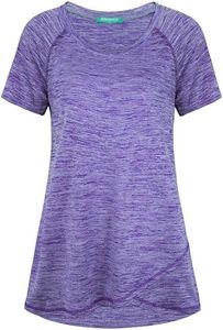 Kimmery Plus Size Tops for Women Workout Tops for Women Casual Summer Tops for Women 2025 Plus Size Top Grape Shirts 3XL