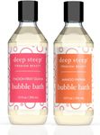 Deep Steep Bubble Bath, 10oz (Pack of 2) (Energizing)