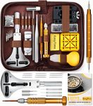 EasyTime Watch Repair Kit, Watch Link Removal Tool, Watch Band Adjustment, Including Watch Back Case Opener, Spring Bar, Operation Manual, Suitable for Battery Replacement and Strap disassemble