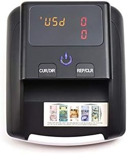 False Note Checker Automatic Banknote Checker Portable UV Detection Microwave Infrared Coins Banknote Counter for EUR, USD