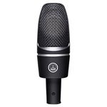 AKG C3000 High Performance Large-Diaphragm Condenser microphone, Studio cardioid microphone, switchable low-cut filter, heavy duty die-cast metal housing, switchable attenuation pad - Black