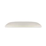 The White Willow Ultra Slim Pillow-Memory Foam Pillow for Sleeping-Ultra Thin Pillow for Neck Pain Relief- Thin Cervical Pillow for Neck Support-Thinnest Orthopedic Pillow King Size 1.5" H-Off White