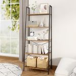 Rustic Industrial Bookshelf