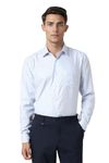 Van Heusen Men's Regular Fit Shirt (VHSFMCUFI47640_Blue