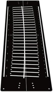 Silipull Golf Putting Mats Practice Indoor 30 x 8.27 Inch Golf Putting Practice Training Aid Golf Alignment Track Putting Green Golf Mat Putting Green Exercise Putter Training Supplies
