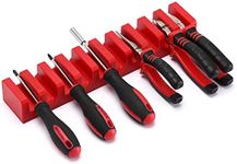 EMENTOL Red Magnetic Plier/Wrench Holder,Tool Organizer,10 Plier Organizers,Modular Screwdriver Organizers