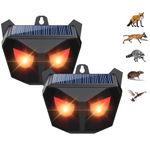 Solar Animal Repeller Outdoor - Racoon Repellent Outdoor - Skunk Deterrent Devices - Solar Animal Repeller - Deer Repellent - Fox Repellent - Skunk Repellent - Raccoon Repellent Outdoor