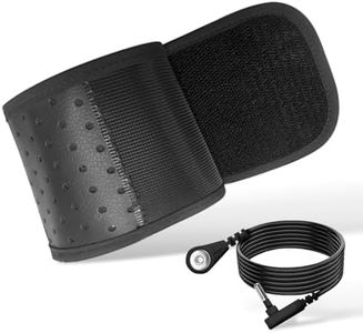 Grounding Wrist Strap, Grounding Bracelet with 15 Feet Grounding Cord, Earth-Connected Grounding Wristband for Sleep, Energy, Pain Relief, and Inflammation. (Black)