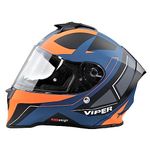 ViPER RS55 Full Face Motorcycle Helmet - Crash Rider Biker Sports Motorbike Helmets for Street Racing Touring - Adult Mens and Womens Safety Helmet ECE22.06 & ACU Gold Approved