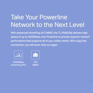 TP-Link Powerline Adapter Kit – Dual Gigabit Ports, Home Network Expansion