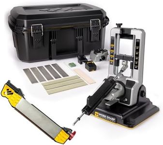 Work Sharp Ultimate Gift Bundle with Professional Precision Adjust Elite Knife Sharpener Kit and the Guided FIeld Sharpener