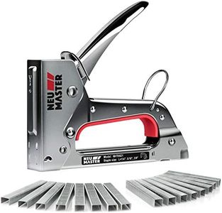 NEU MASTER Staple Gun, Light Duty Stapler Kit Come with 1600 pcs 5/16,3/8 inch JT21 Staple Strip, All Steel Tacker for General Repairs, Crafts, Upholstery, Decorating