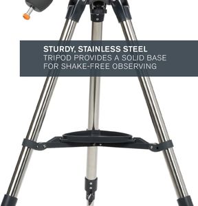 Celestron AstroMaster 130EQ Telescope – Reflector with Tripod