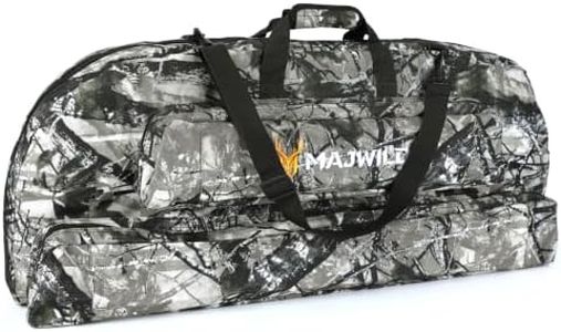 MAJWILD Compound Bow Case, Soft Light-Weight Archery Bow Bag with Padding (Tree camo, 40" Inside Length)
