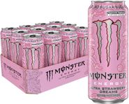 MONSTER ENERGY, Ultra Strawberry Dreams, 473mL Cans, Pack of 12