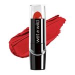 wet n wild Silk Finish Lipstick, Luxurious Hydration, Vitamin-Enriched Formula, Antioxidant Rich, Smooth Supple Finish, & Cruelty-Free - Cherry Frost Red