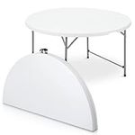 Magshion 53" Round Folding Table 4.
