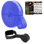 Wearslim® Professional Pull Up Exercise Band, Resistance Bands for Strength Training, Crossfit, Powerlifting, Mobility, and Stretch Band (Door Anchor + Loop Band 25-65lbs) (Color May Vary)