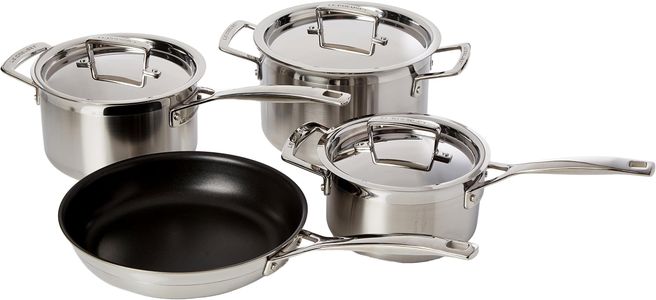 Le Creuset 4-Piece Stainless Steel Cookware Set
