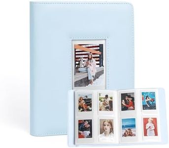 Powerful Polaroid Photo Album 288 Pockets Instax Photo Album Book for Fuji Instax Mini 7 8 9 11 25 26 50s 70 90 Link Instant Film Polaroid (Blue)
