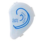 SAFE EARS INDIA| Ear Protection Aid| Easy to Clean|Easy to Wear (TRANSPARENT, Regular Left)