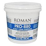 Roman Products 012414 PRO-880 Wallpaper Adhesive & Paste for Any Wallcovering - Ultra Clear, 1 QT, White